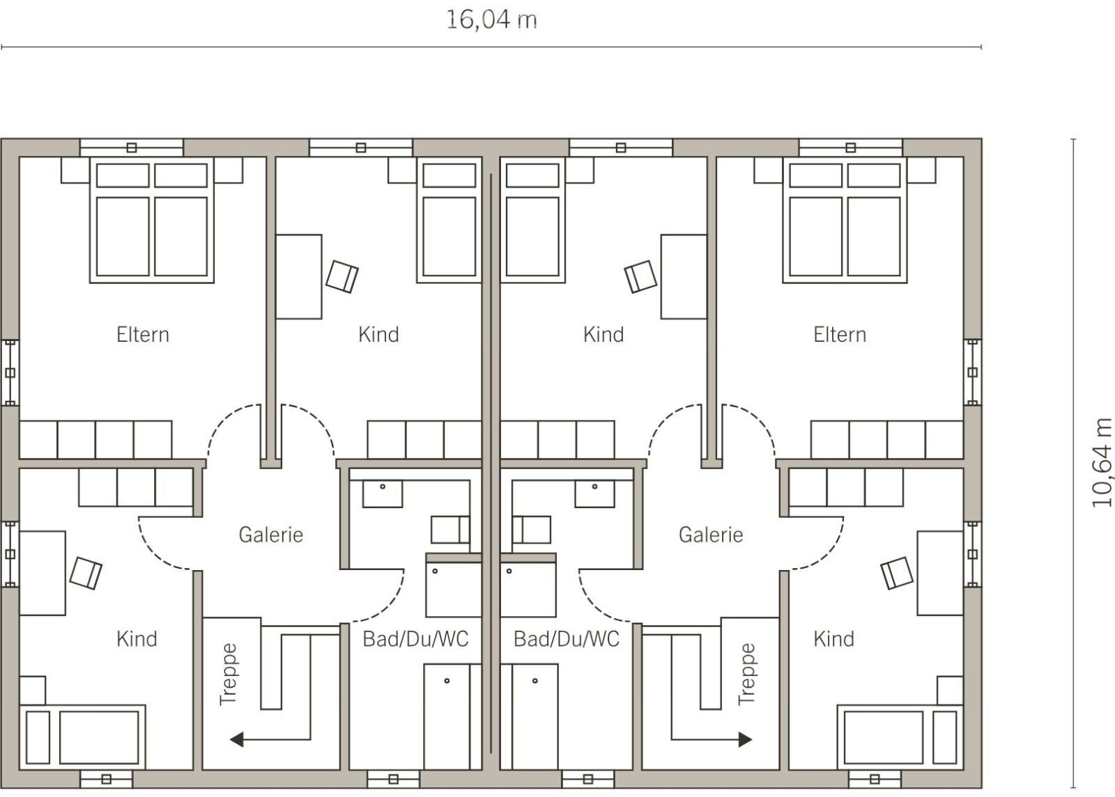 Urbane Stadtvilla für zwei Familien - ZweiRaum 13 OKAL - in Hemsbach 