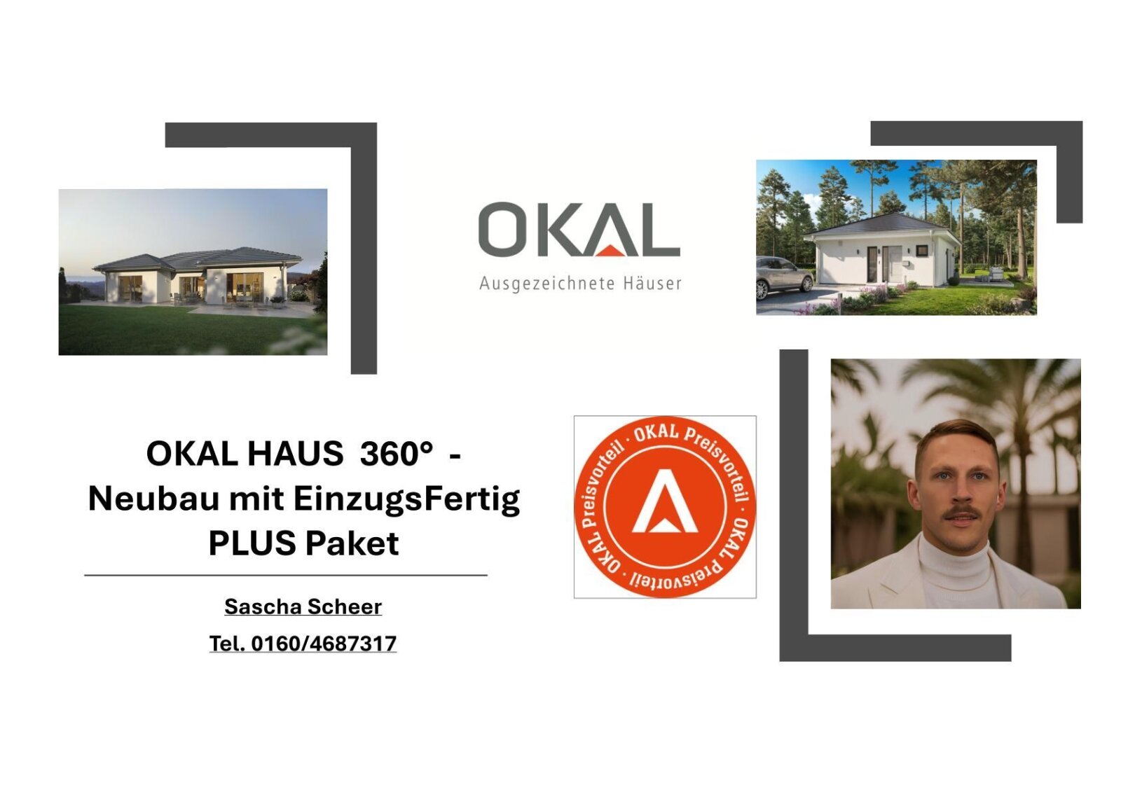 EINZUGSFERTIGES OKAL HAUS – PREMIUMQUALITÄT - AUF IHREM GRUNDSTÜCK
