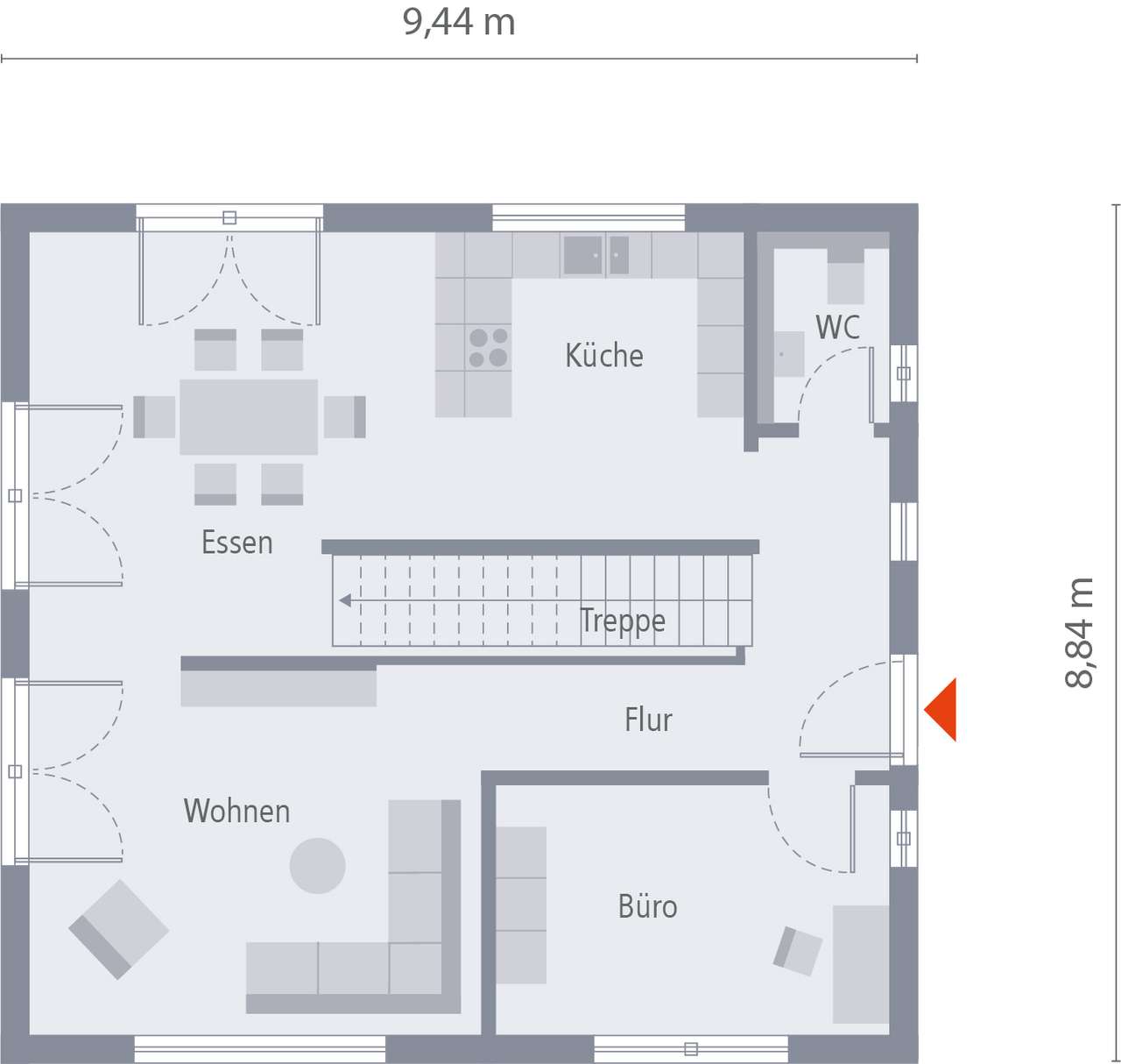 Okal-Haus mit Keller in 56593 Pleckhausen