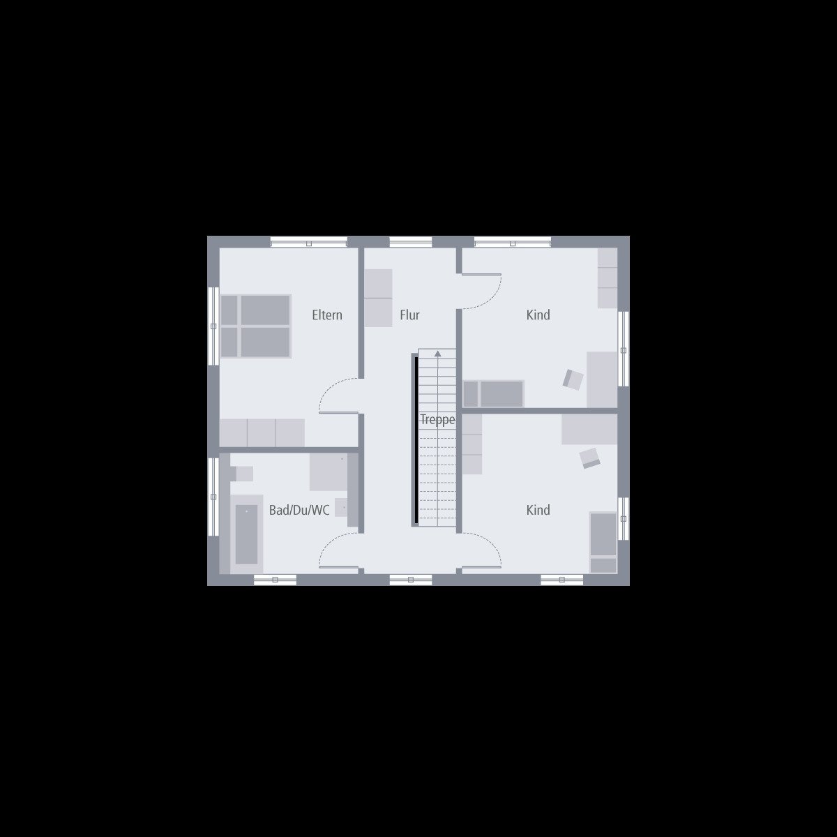 MODERNES WOHNHAUS MIT ELEGANTEM WALMDACH-Stadtvilla in Löhndorf von Okal