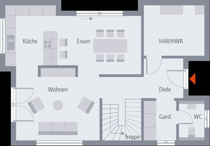 Einfamilienhaus mit besonderer Architektur