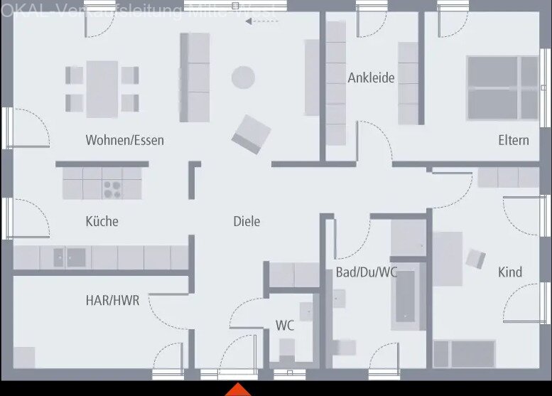 Bungalow 1: Alles auf einer Ebene – wohnen und wohlfühlen!