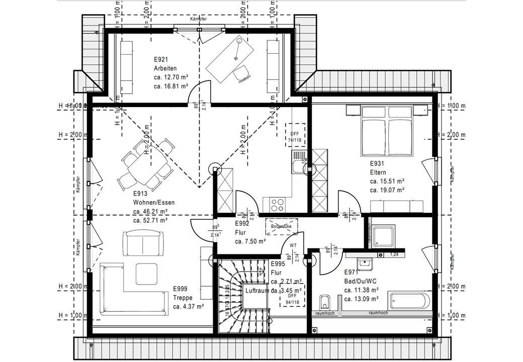 Mehrgenerationen Wohnen mit viel Freiraum