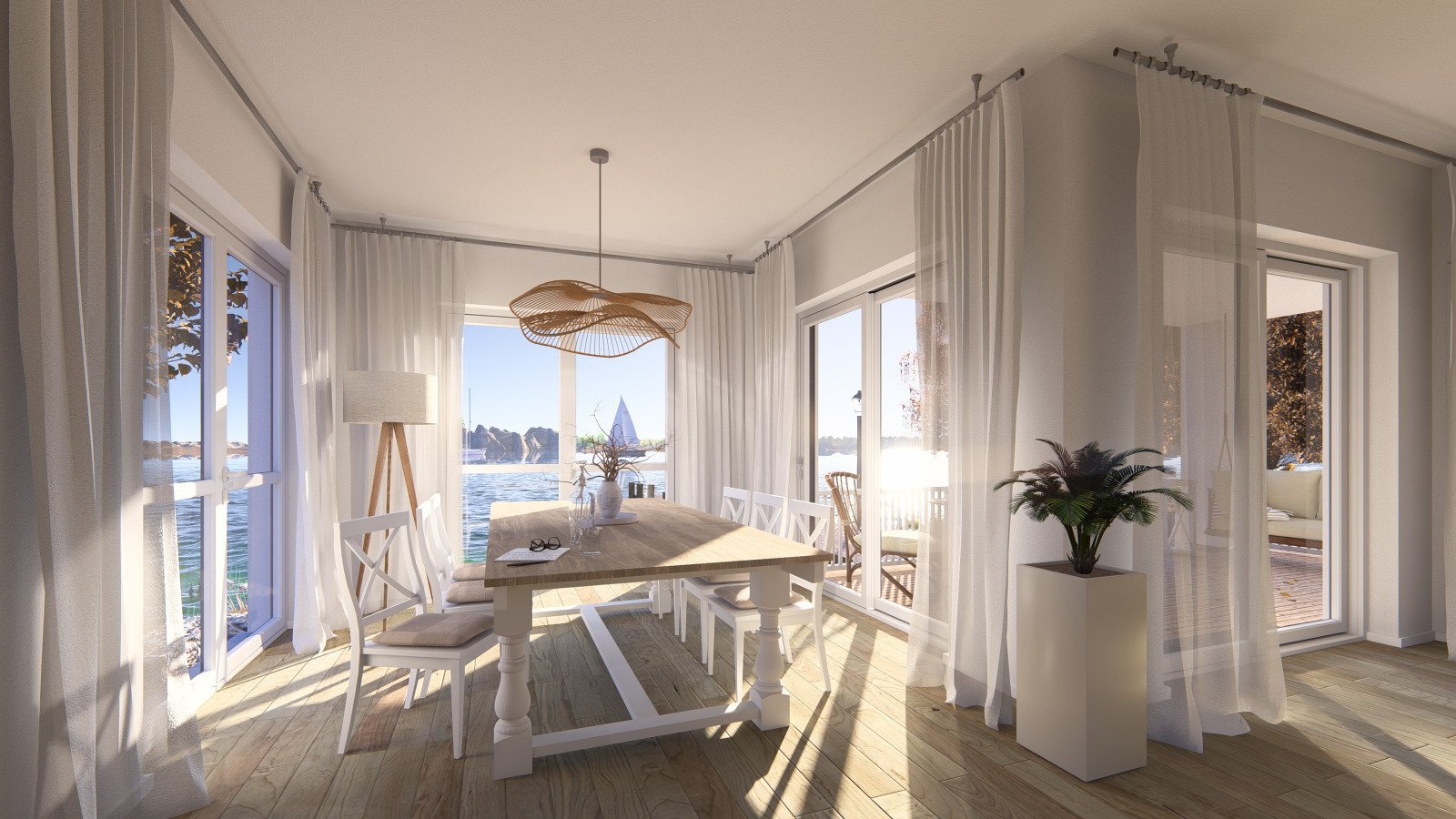 EXTRAVAGANT WOHNEN IM HAMPTON-STIL