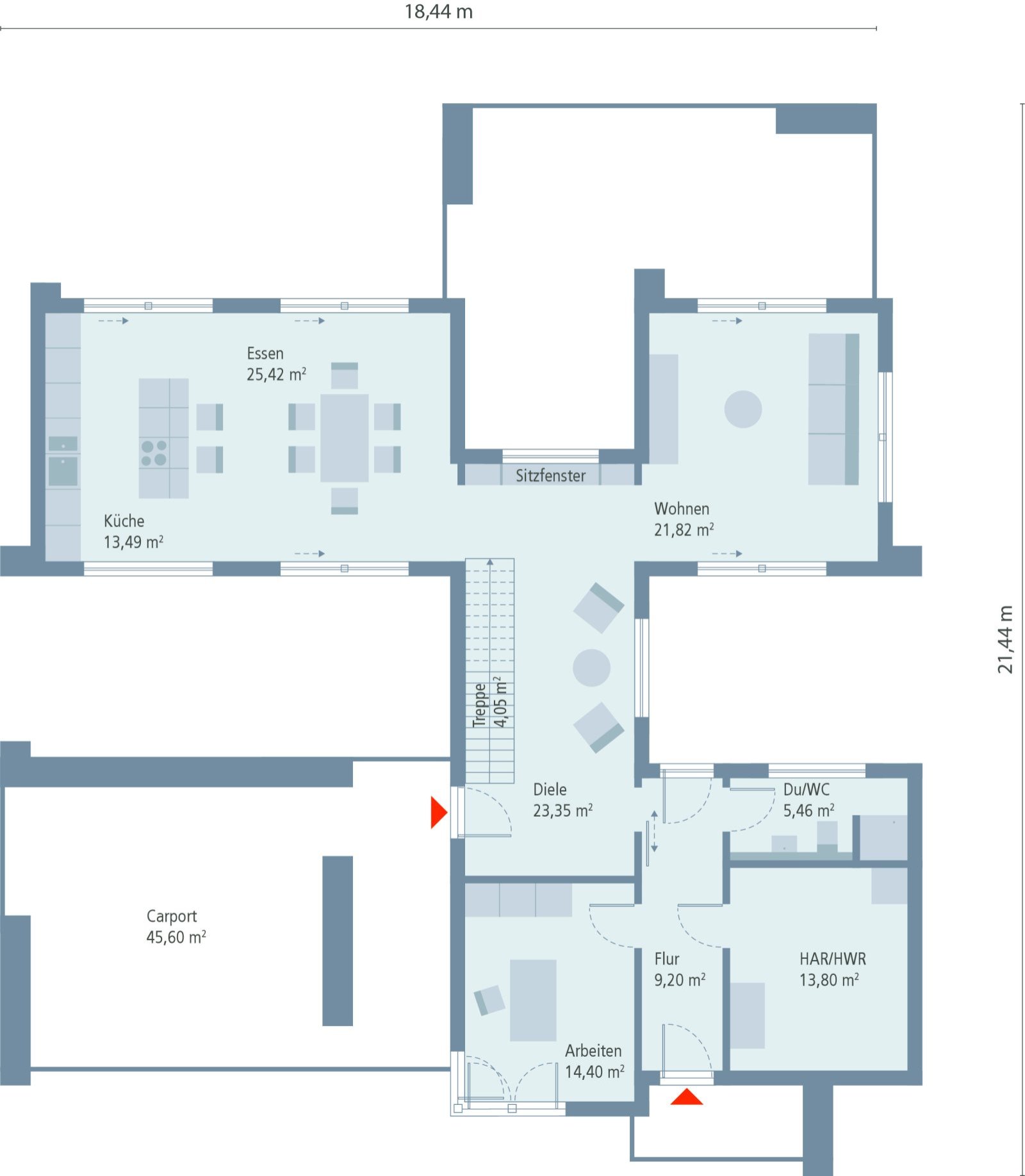 Die Jubiläums-Bauhaus Villa - außergewöhnlich, mit viel Platz