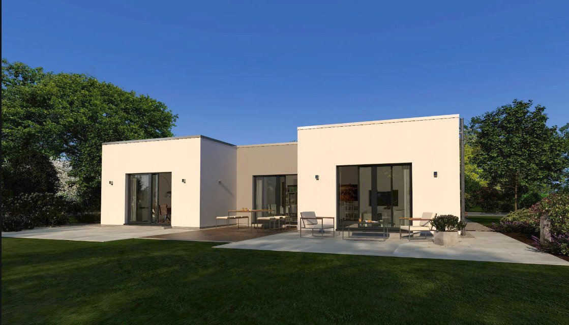 Maximaler Wohnkomfort auf einer Ebene. Mit Wohnkeller.