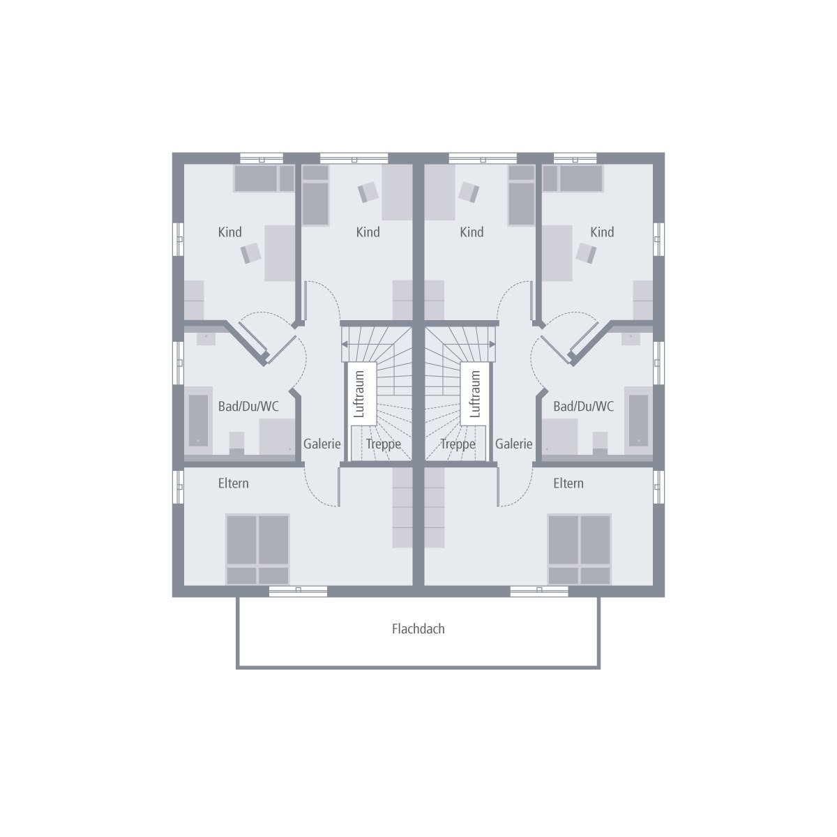 MODERNE VILLA ZWEIGETEILT - Malervorbereitet inkl. Grundstück