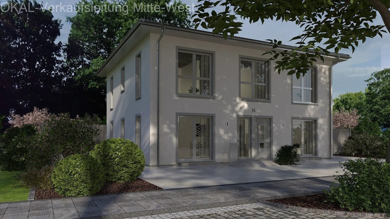 Die Stadtvilla mit extravagantem Grundriss