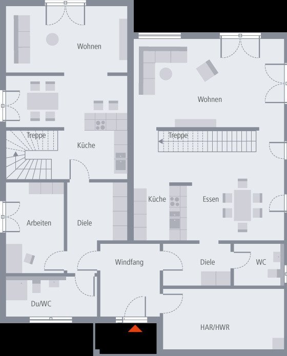 Niveauvolles Generationenhaus mit Flair