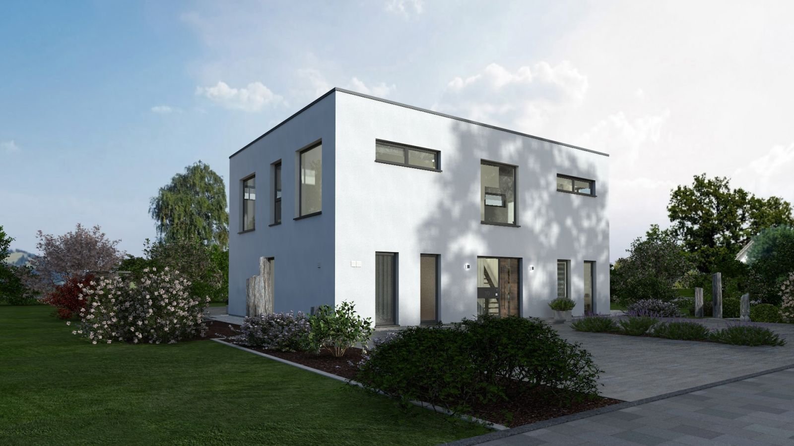 GERADLINIGKEIT PERFEKT UMGESETZT - Einzugsfertig inkl. Grundstück