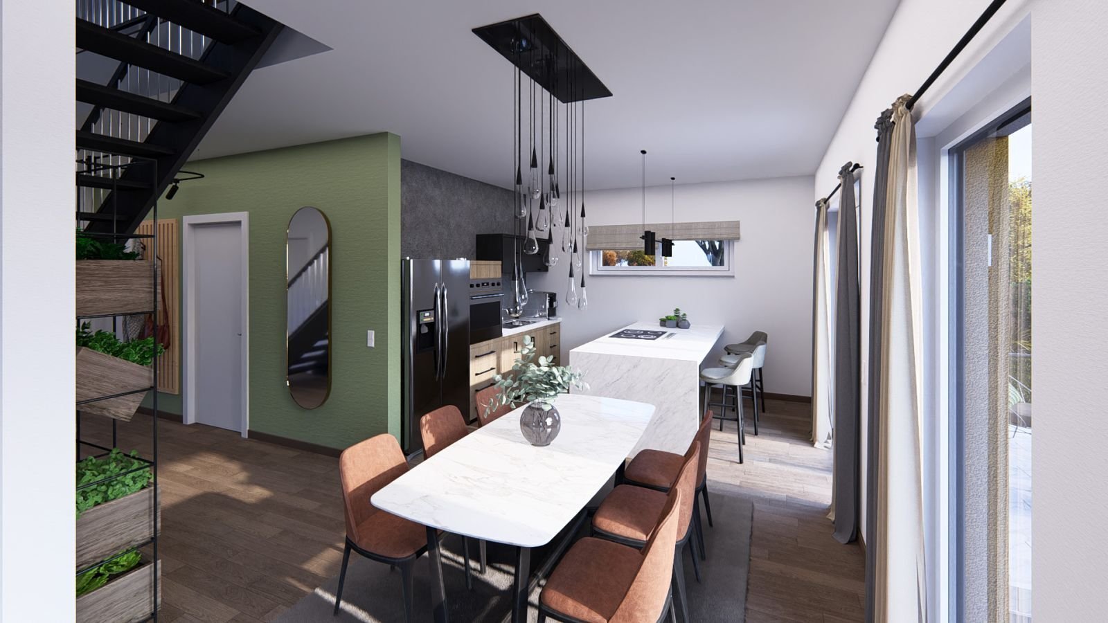 MODERNES WOHNHAUS MIT ELEGANTEM WALMDACH!