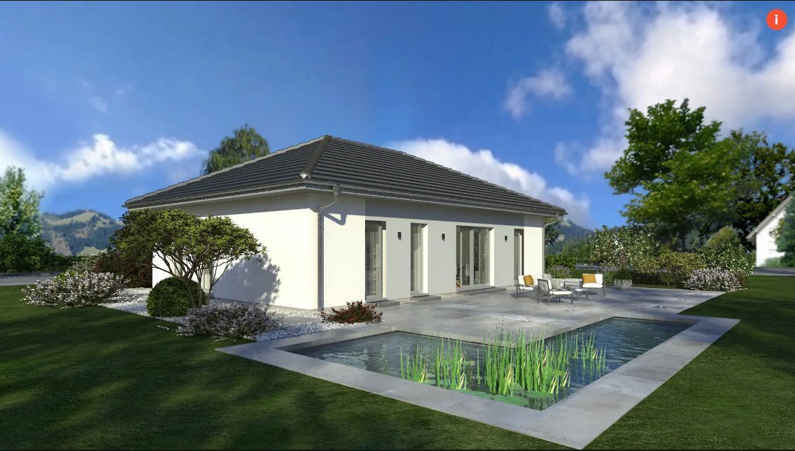 Bungalow 1: Modern wohnen – alles auf einer Ebene