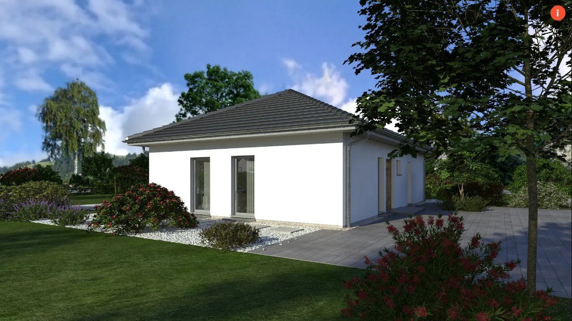 Bungalow 1: Modern wohnen – alles auf einer Ebene