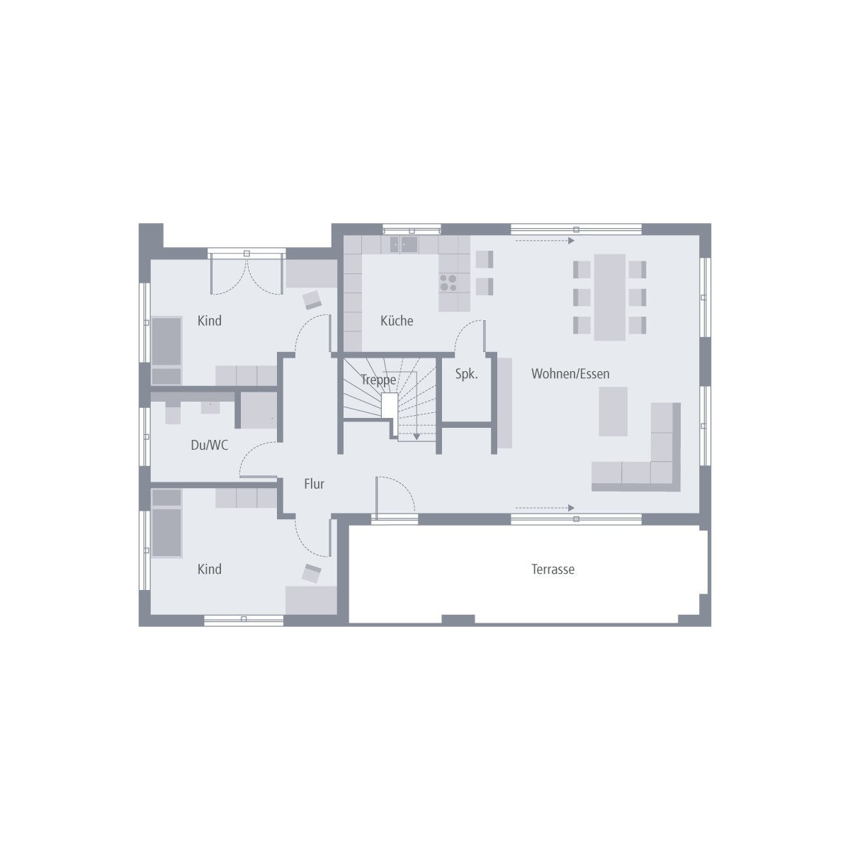 DESIGNHAUS AUF GRUNDSTÜCK MIT FERNBLICK