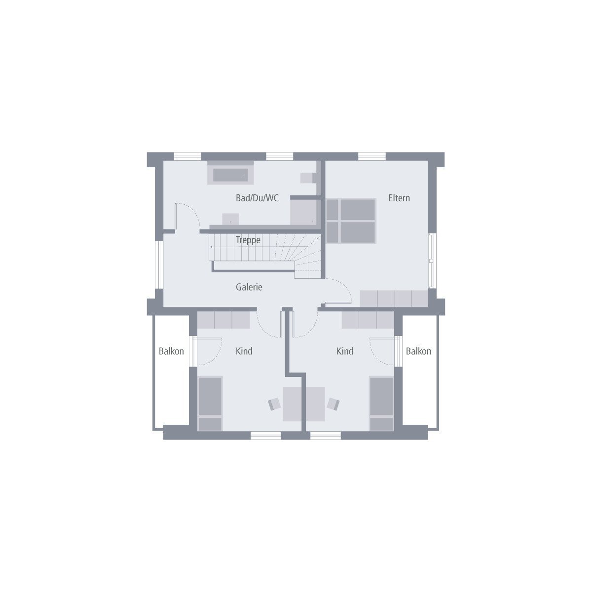 EIN­FA­MI­LI­EN­HAUS MIT MODERNEM DE­SI­GNAN­SPRUCH - Malervorbereitet inkl. Grundstück