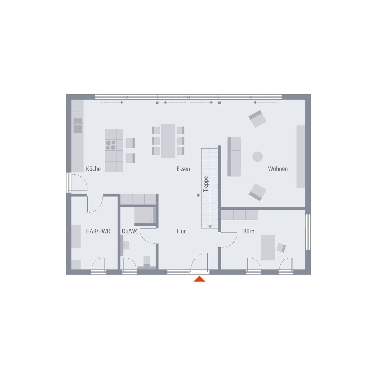 GERADLINIGKEIT PERFEKT UMGESETZT - Malervorbereitet inkl. Grundstück