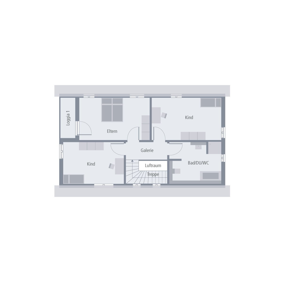 Design Haus mit passendem Grundstück