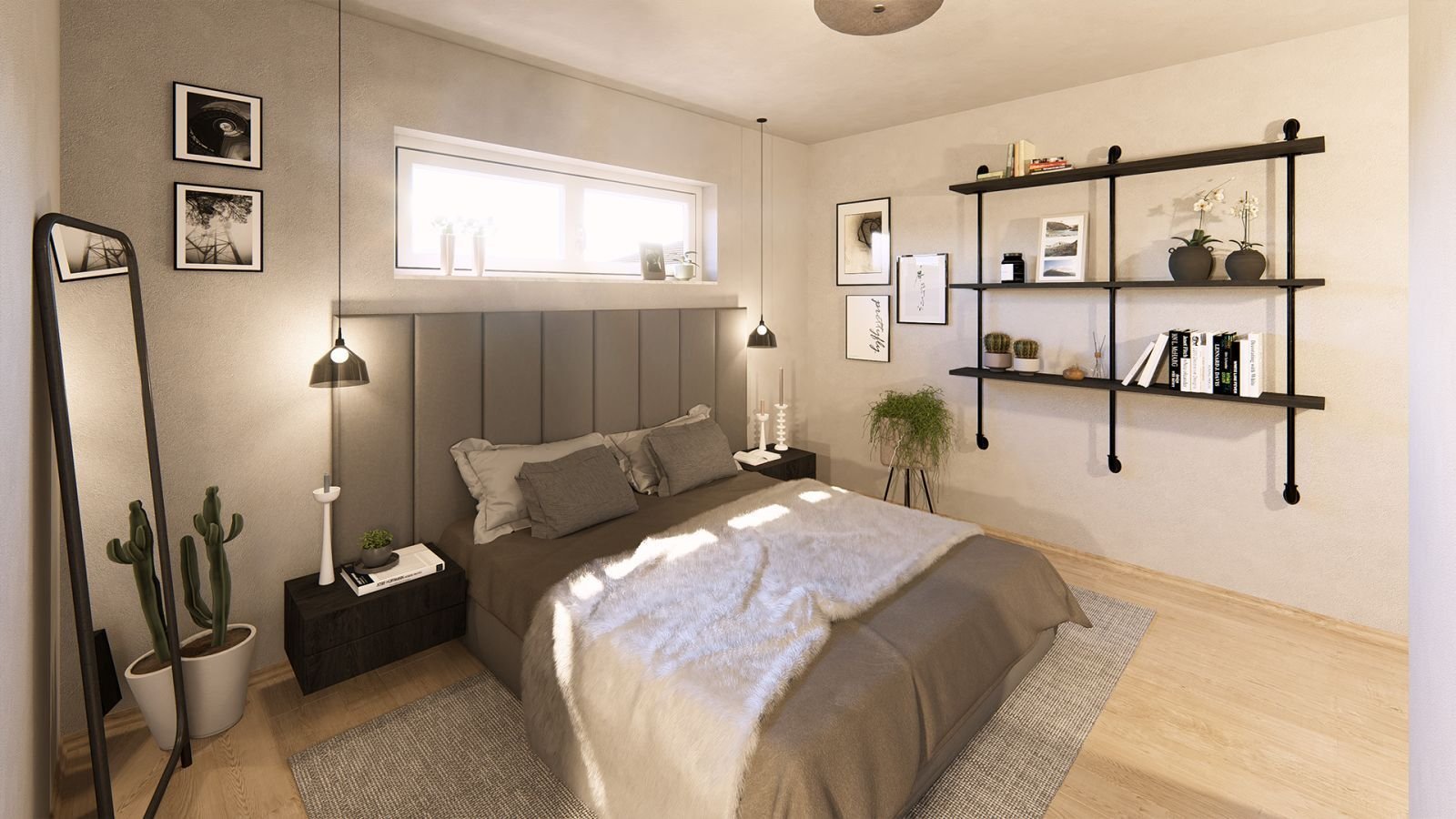 Ansicht Schlafzimmer