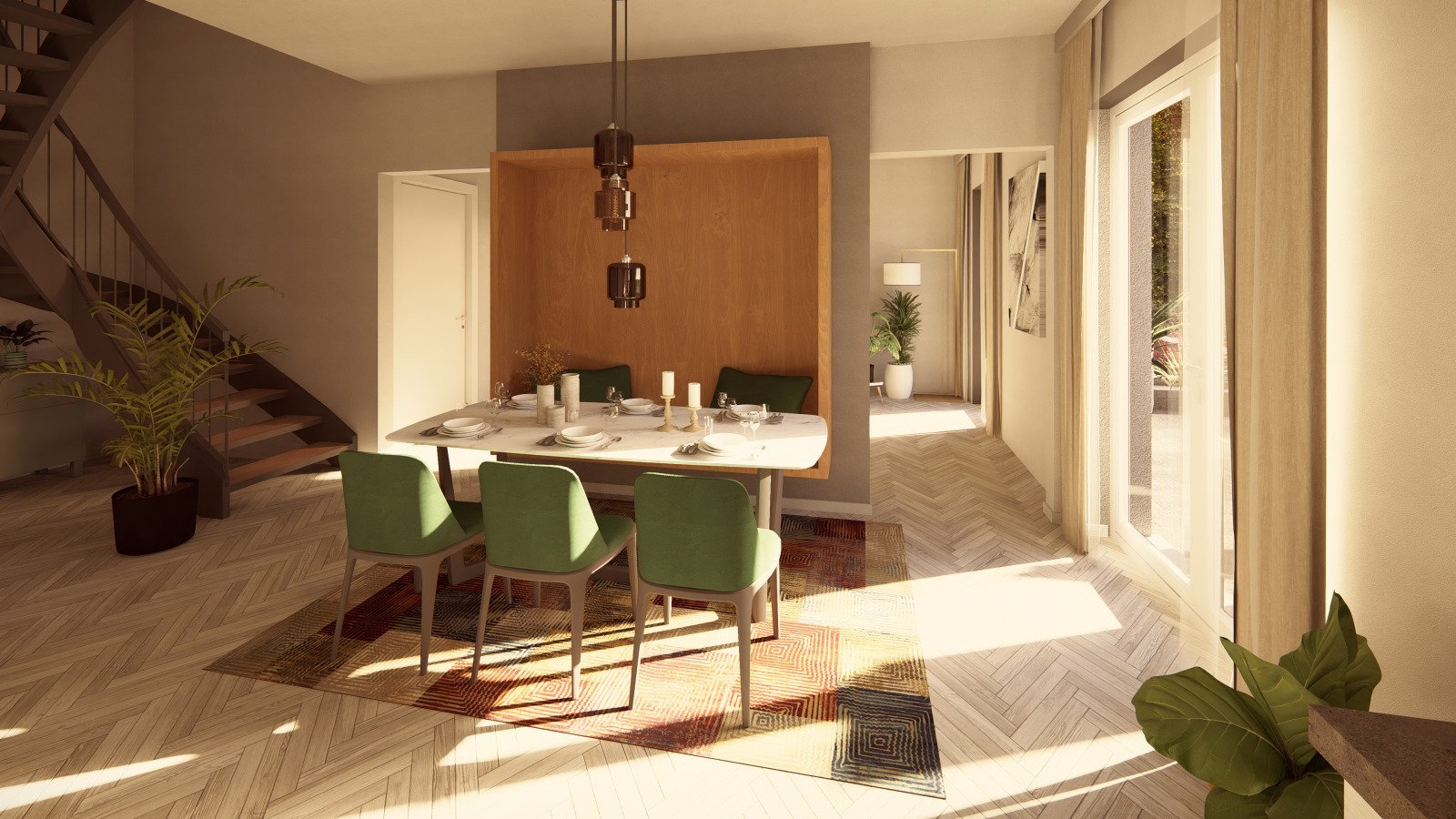 Ansicht Esszimmer Ansicht Esszimmer