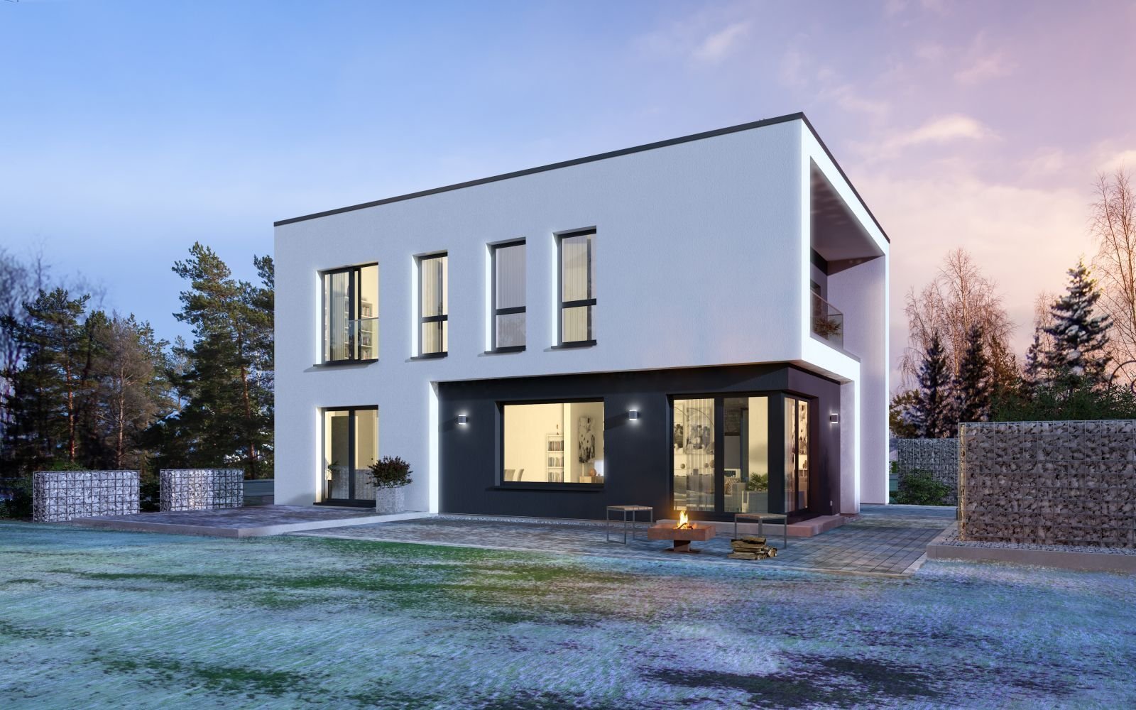Rosbach vor der Höhe: TRAUMHAUS AUF IHREM GRUNDSTÜCK,  BAUHAUS-ARCHITEKTUR IN OKAL-DESIGN 