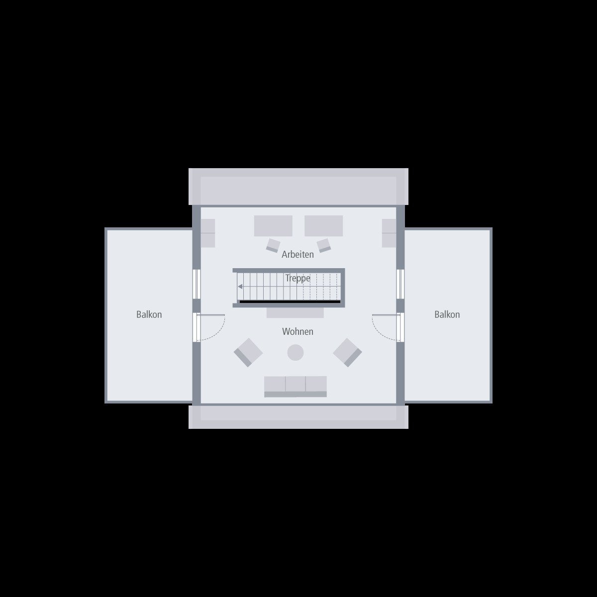 Grundriss Dachgeschoss