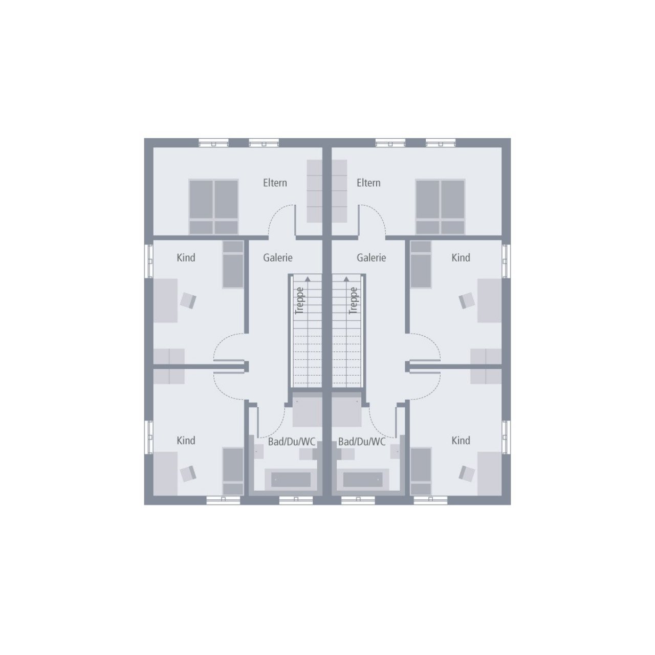 Grundriss Obergeschoss