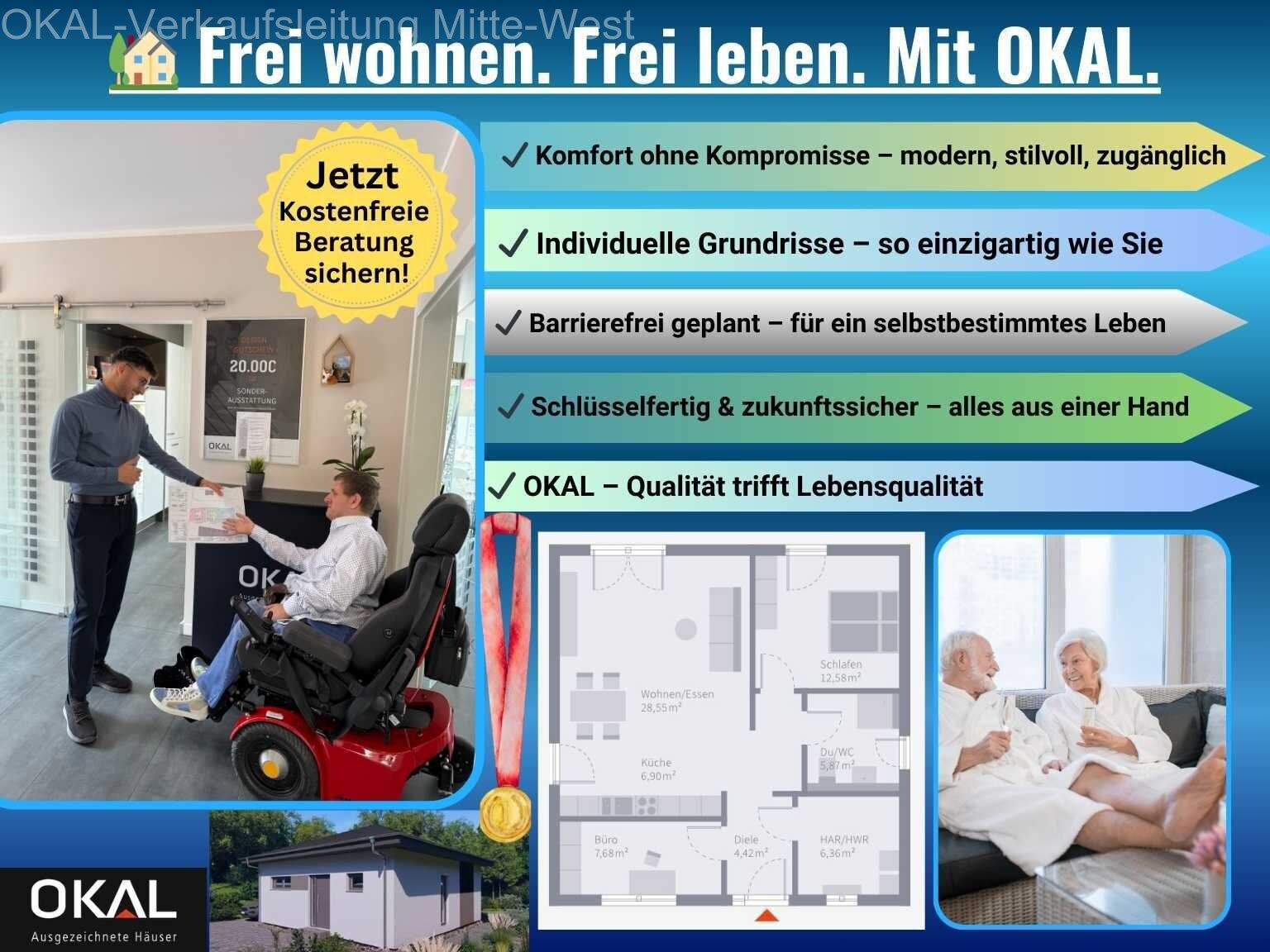 Ludwigshafen am Rhein: Barrierefrei für die Zukunft - Mit Grundstück 