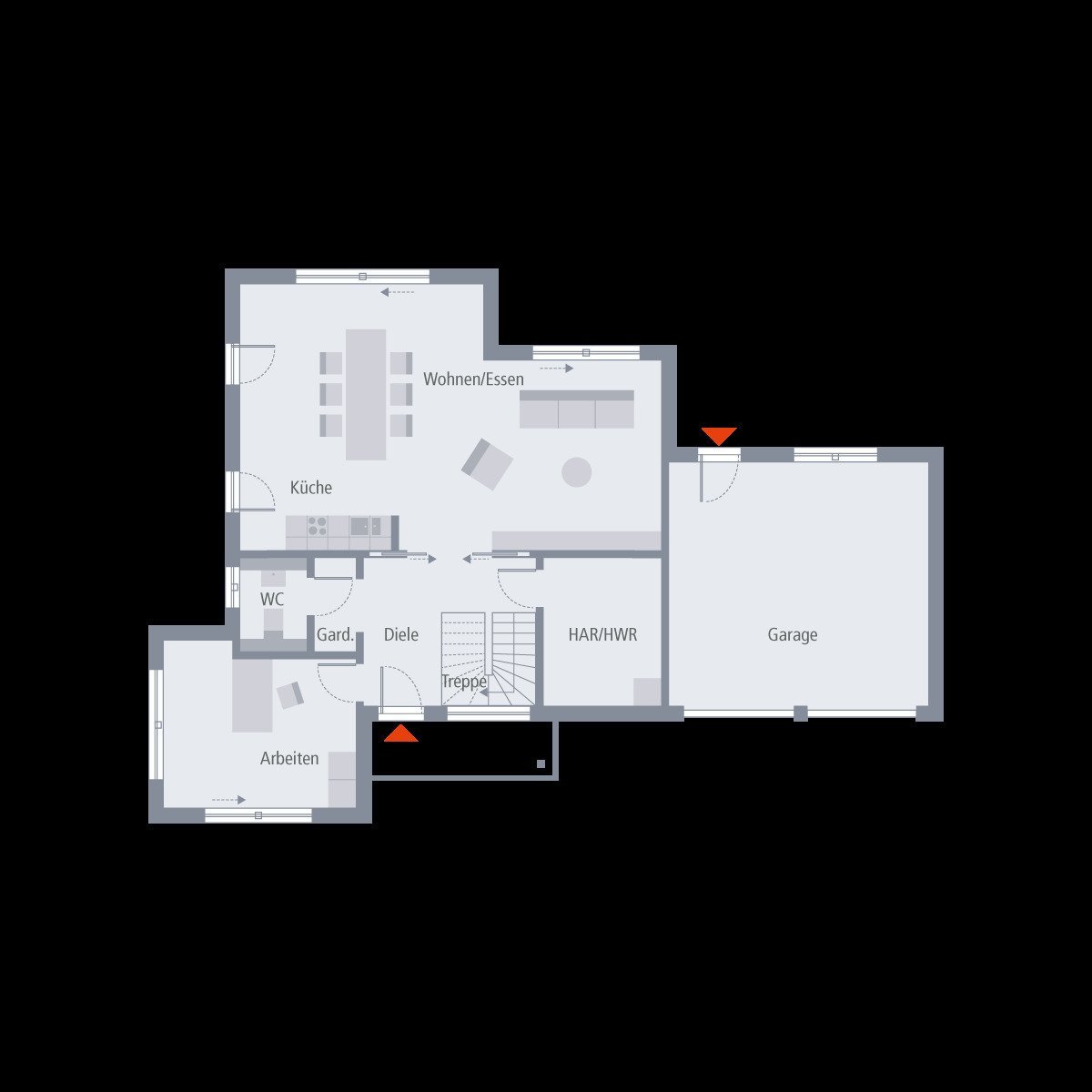 Grundriss Erdgeschoss Grundriss Erdgeschoss