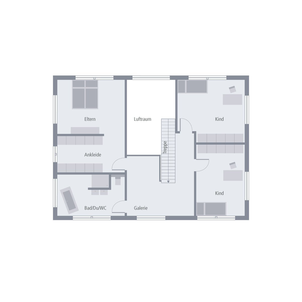 Grundriss Obergeschoss Grundriss Obergeschoss