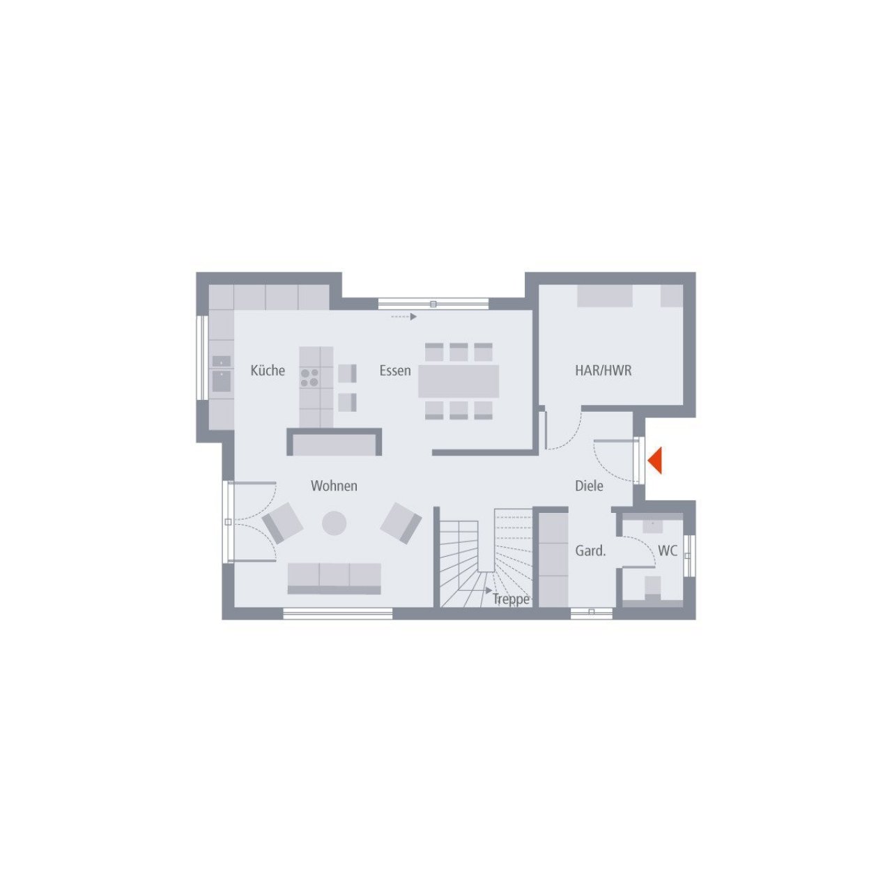 Grundriss Erdgeschoss