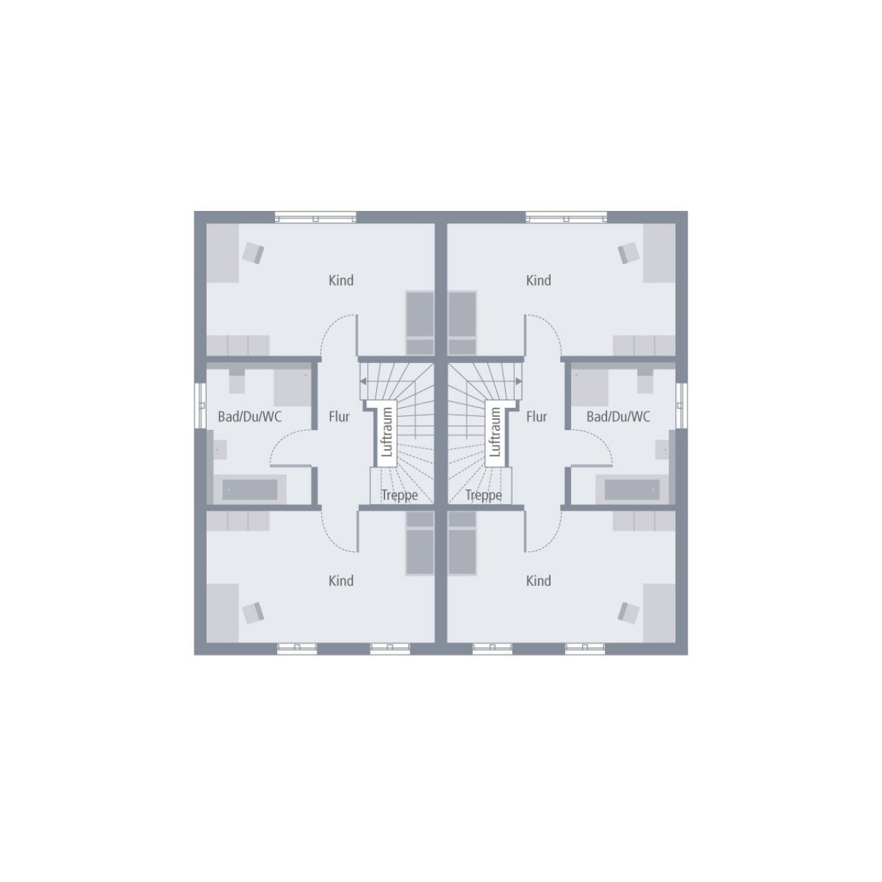Grundriss Obergeschoss