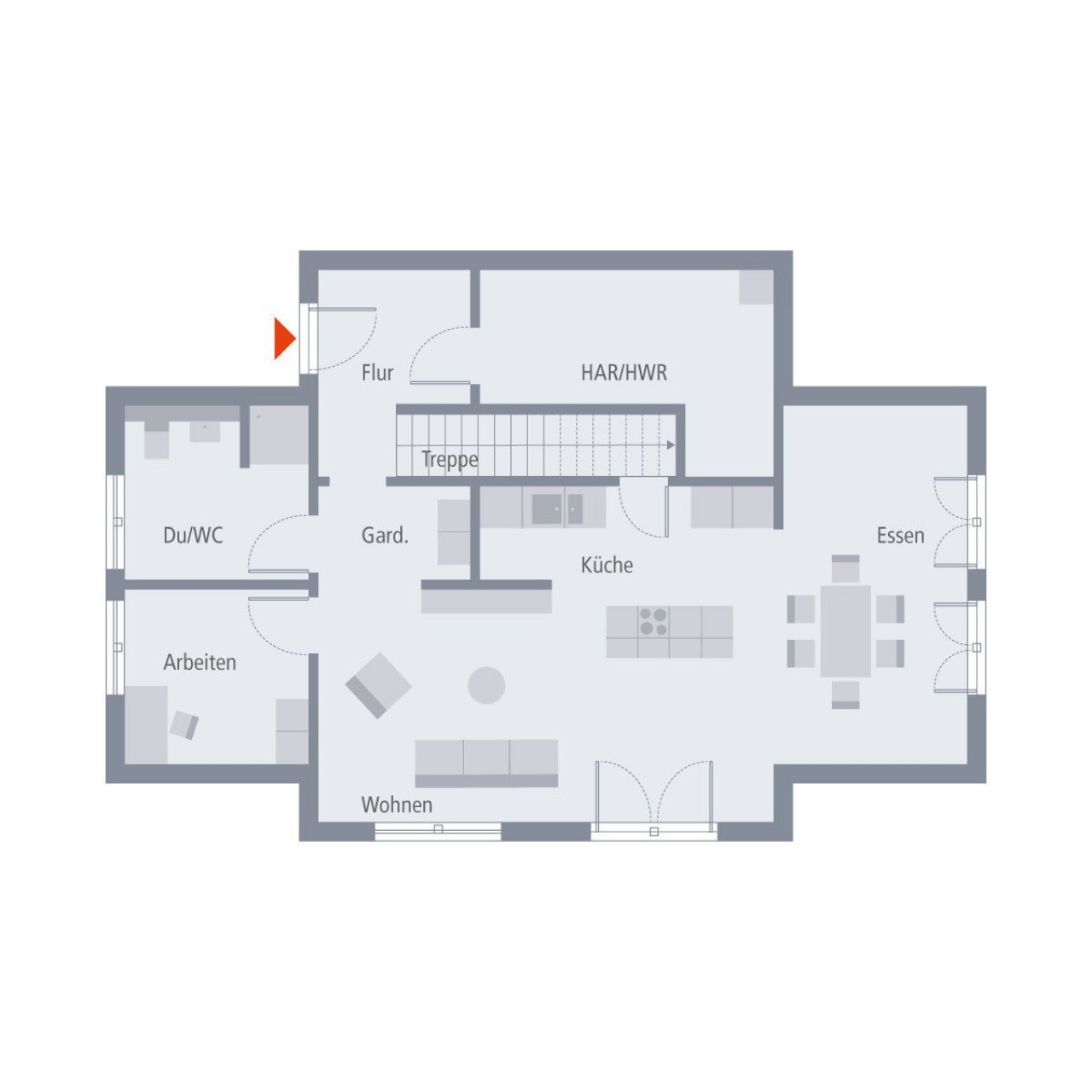 Grundriss Erdgeschoss