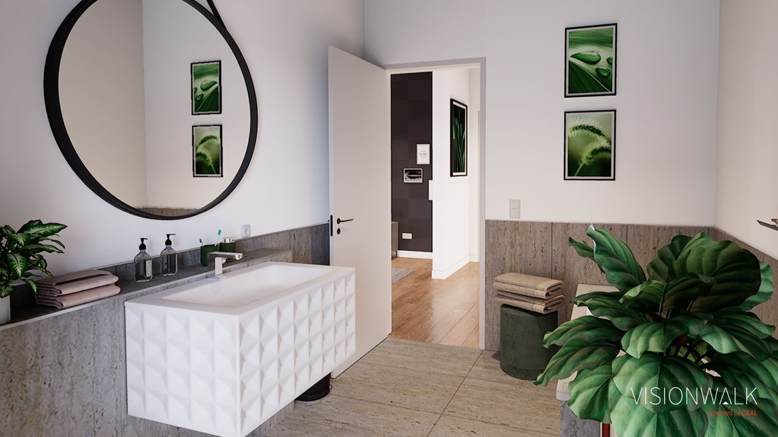 Ansicht Badezimmer Hauptwohnung Ansicht Badezimmer Hauptwohnung