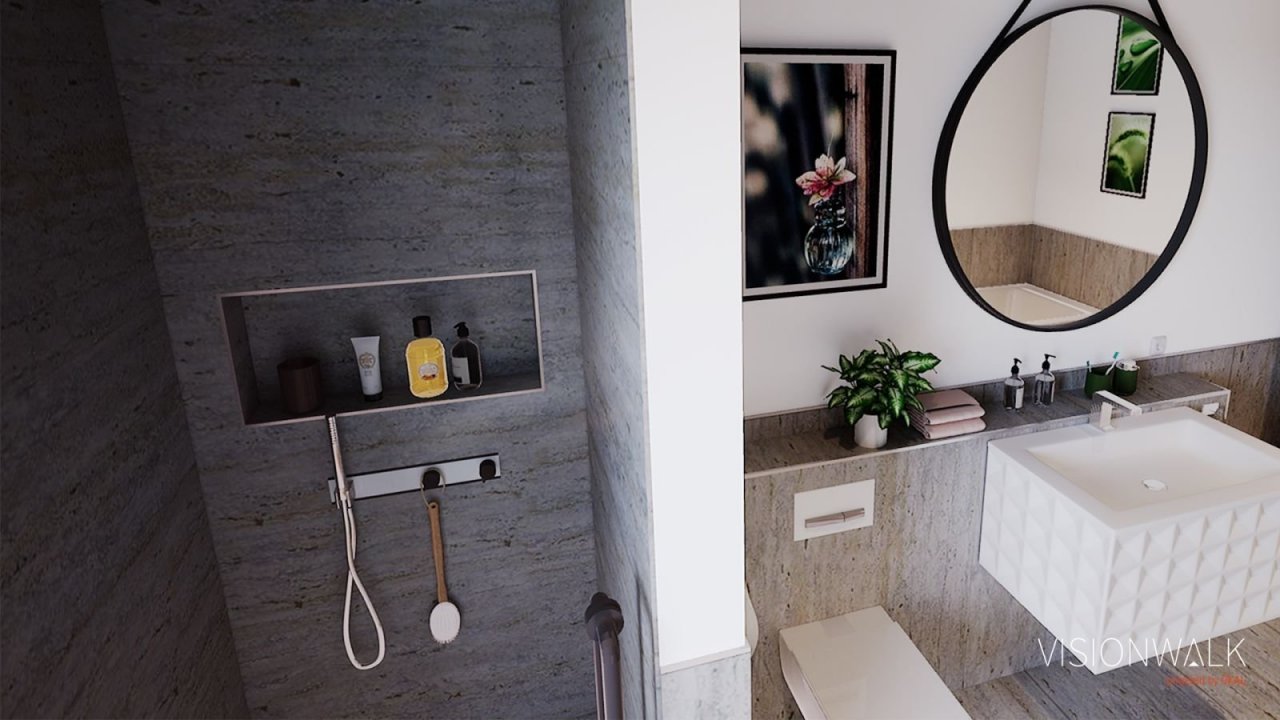 Ansicht Badezimmer Hauptwohnung Ansicht Badezimmer Hauptwohnung