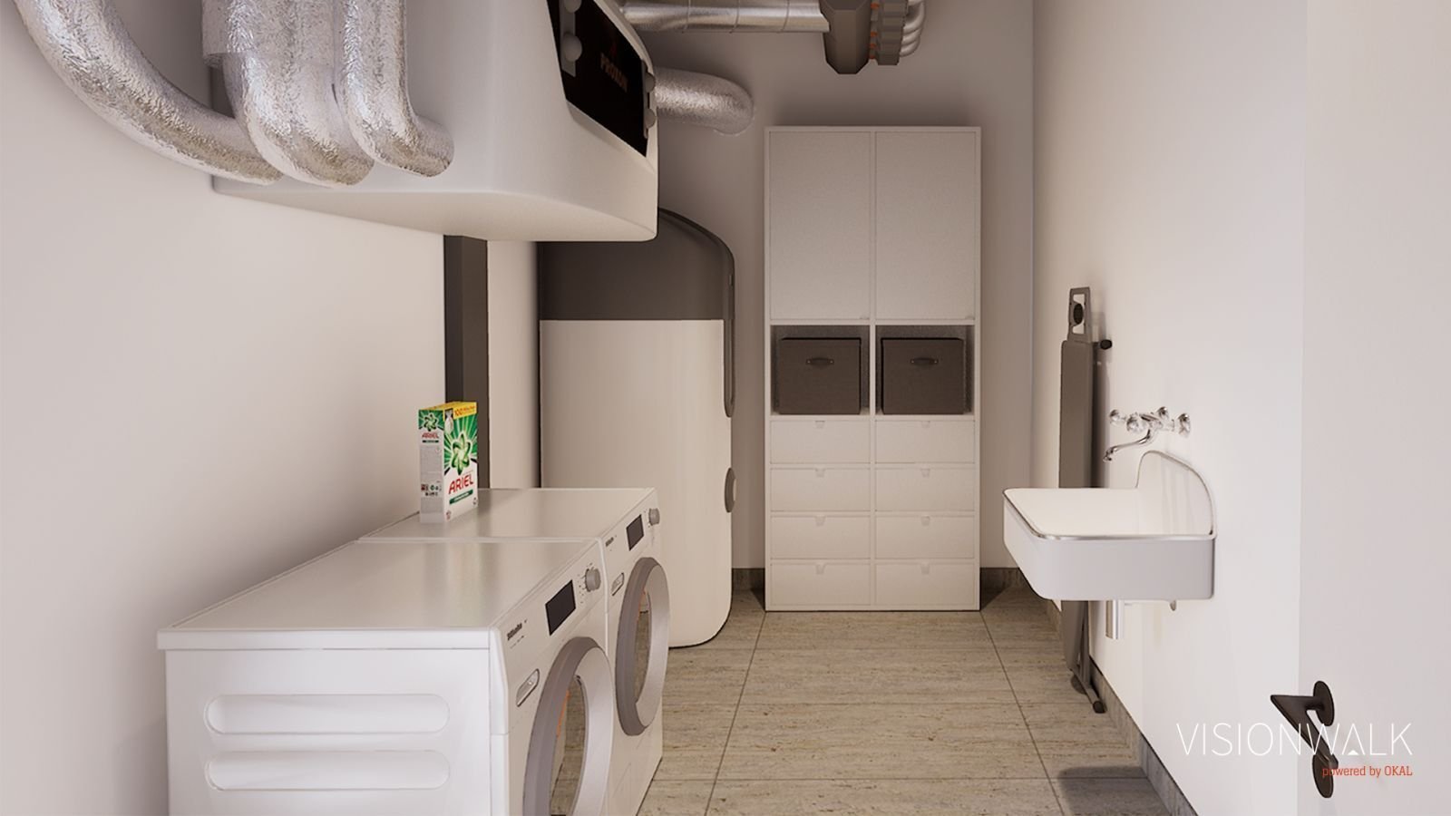 Ansicht Hauswirtschaftsraum Ansicht Hauswirtschaftsraum