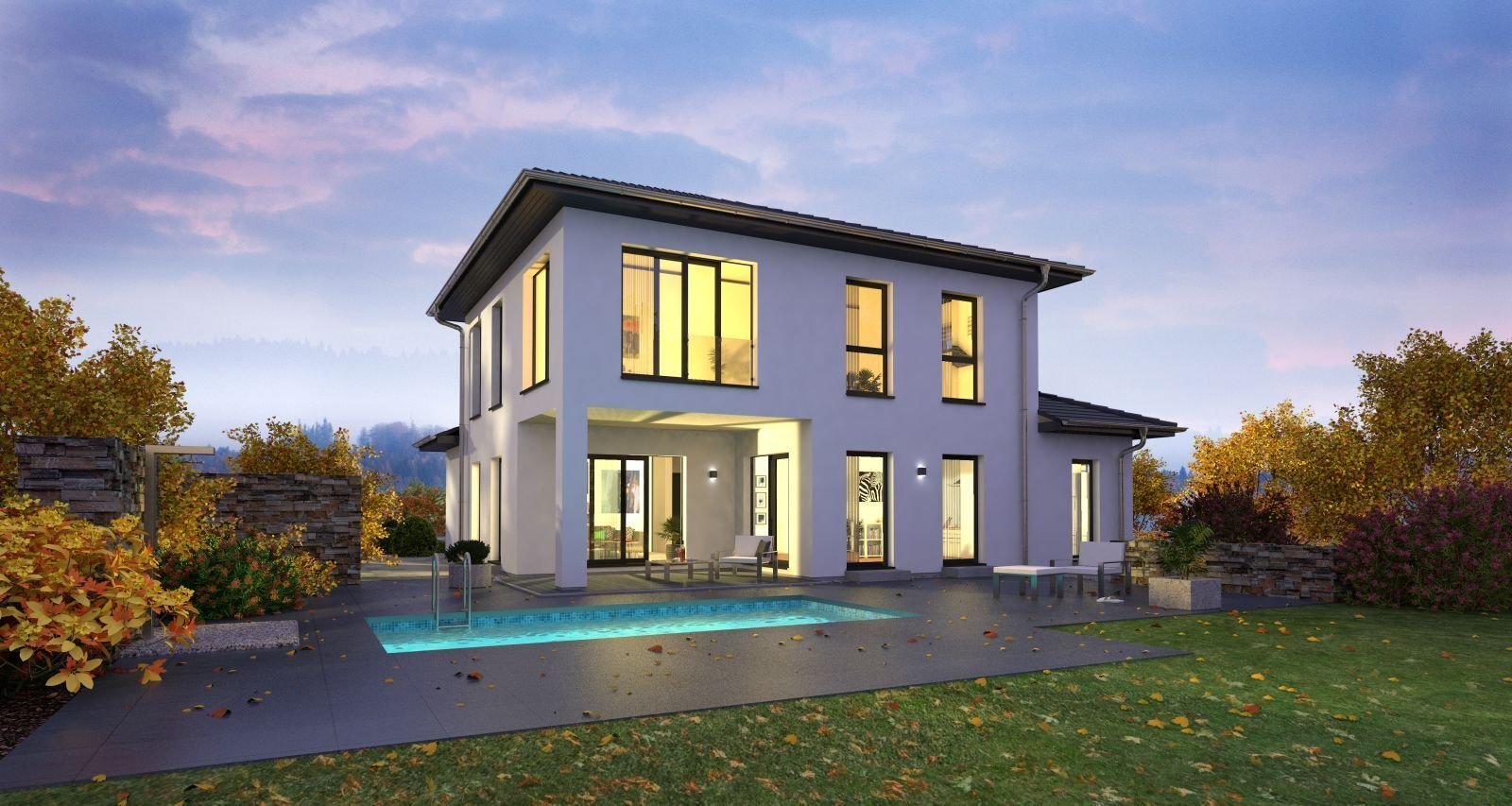 Maßweiler: WOHNEN IM KLASSISCH-MEDITERRANEN BAUSTIL 