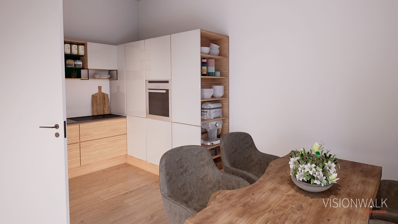 Ansicht Küche/Esszimmer Einliegerwohnung Ansicht Küche/Esszimmer Einliegerwohnung