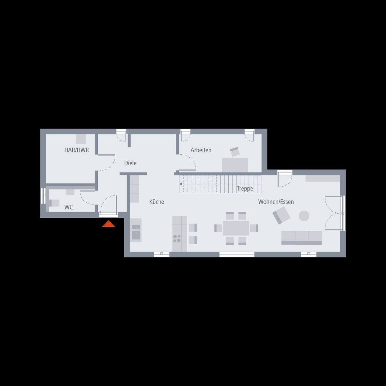 Grundriss Erdgeschoss