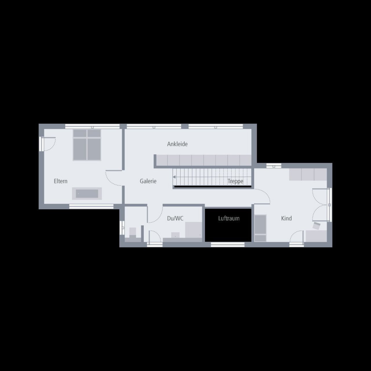 Grundriss Obergeschoss