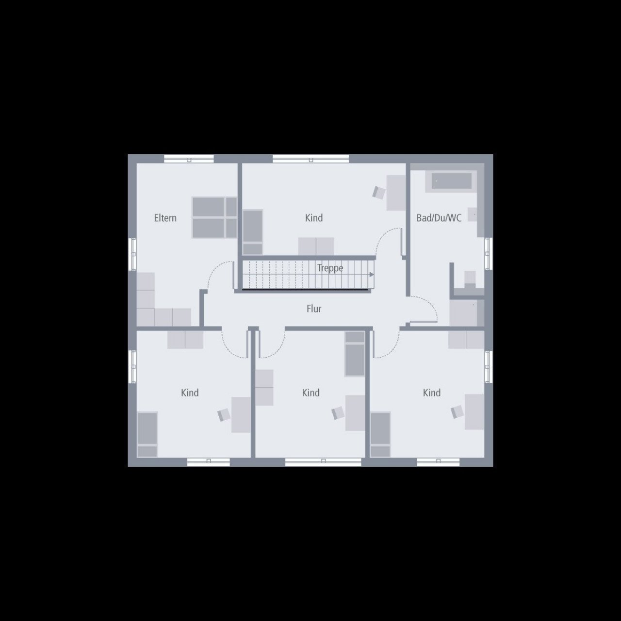 Grundriss Dachgeschoss