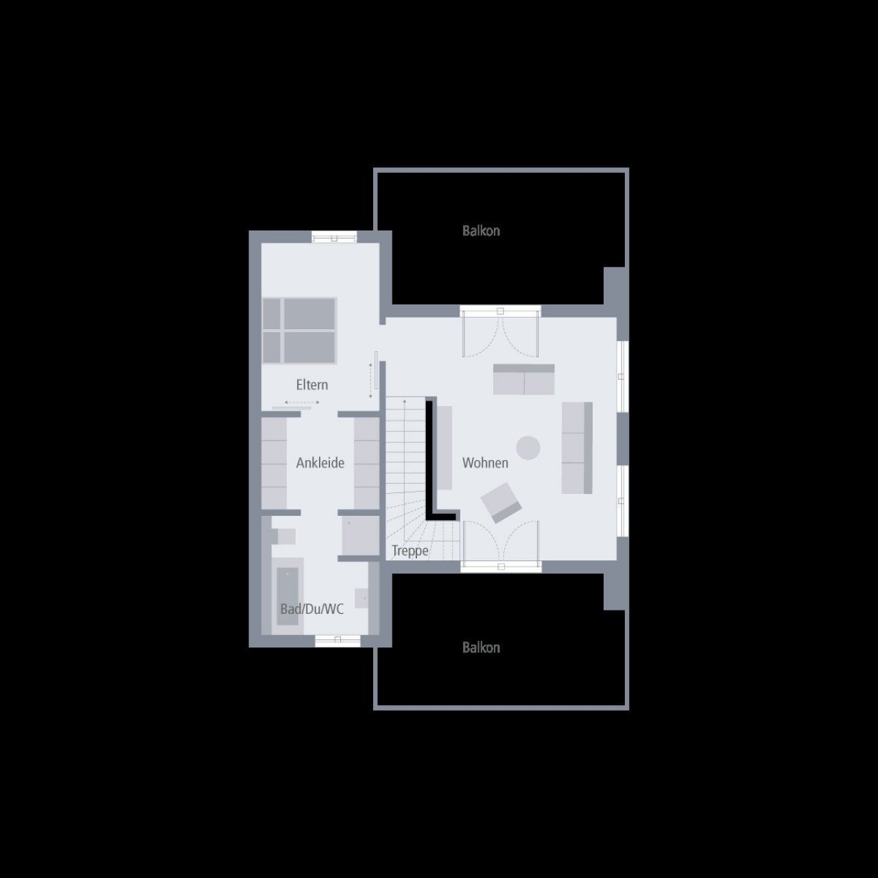 Grundriss Obergeschoss 2