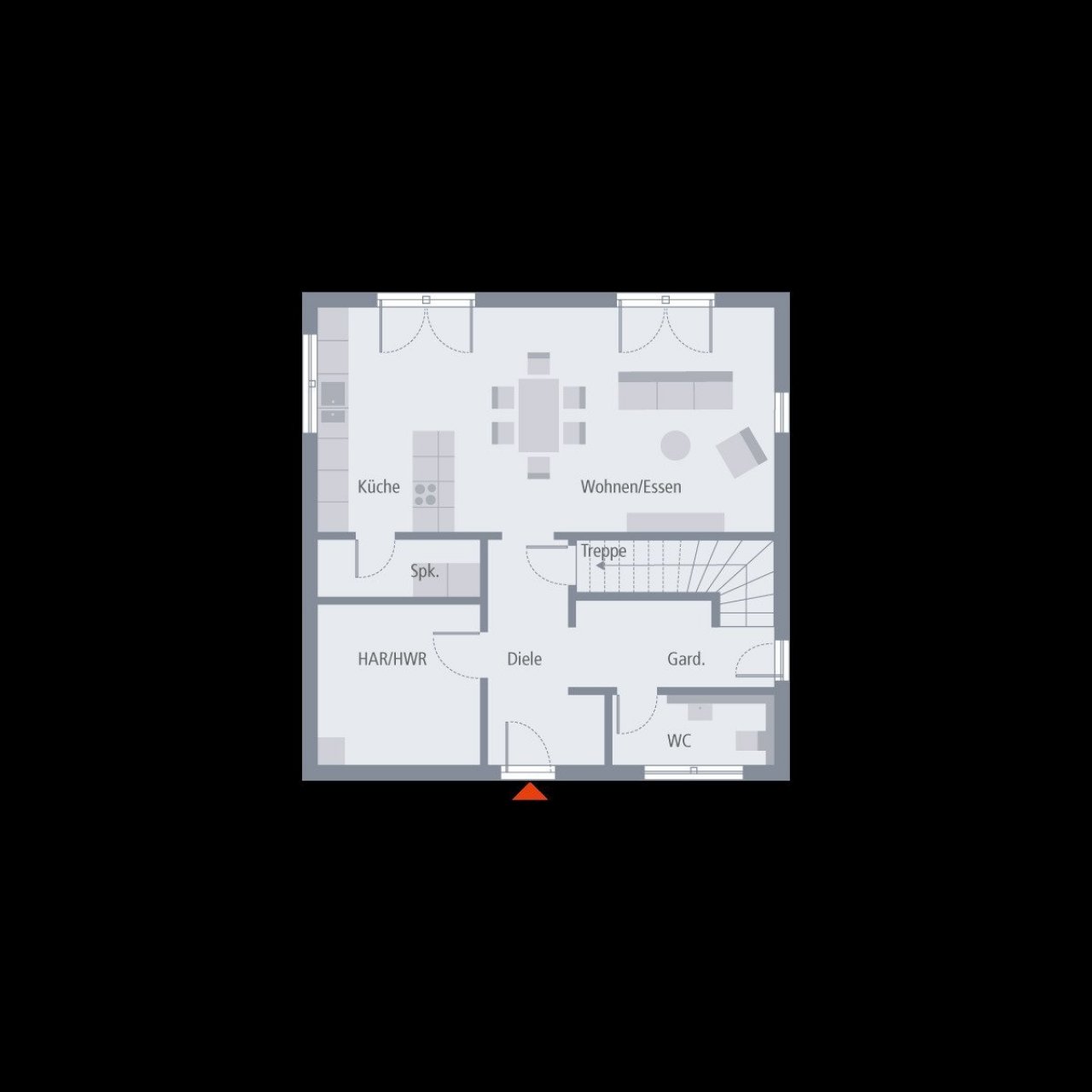 Grundriss Erdgeschoss Grundriss Erdgeschoss