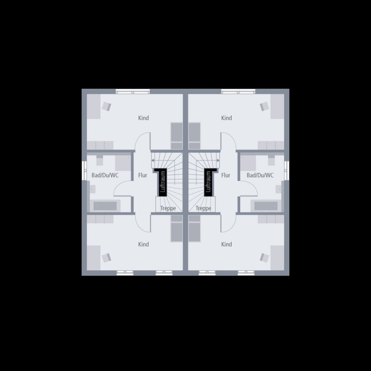 Grundriss Obergeschoss