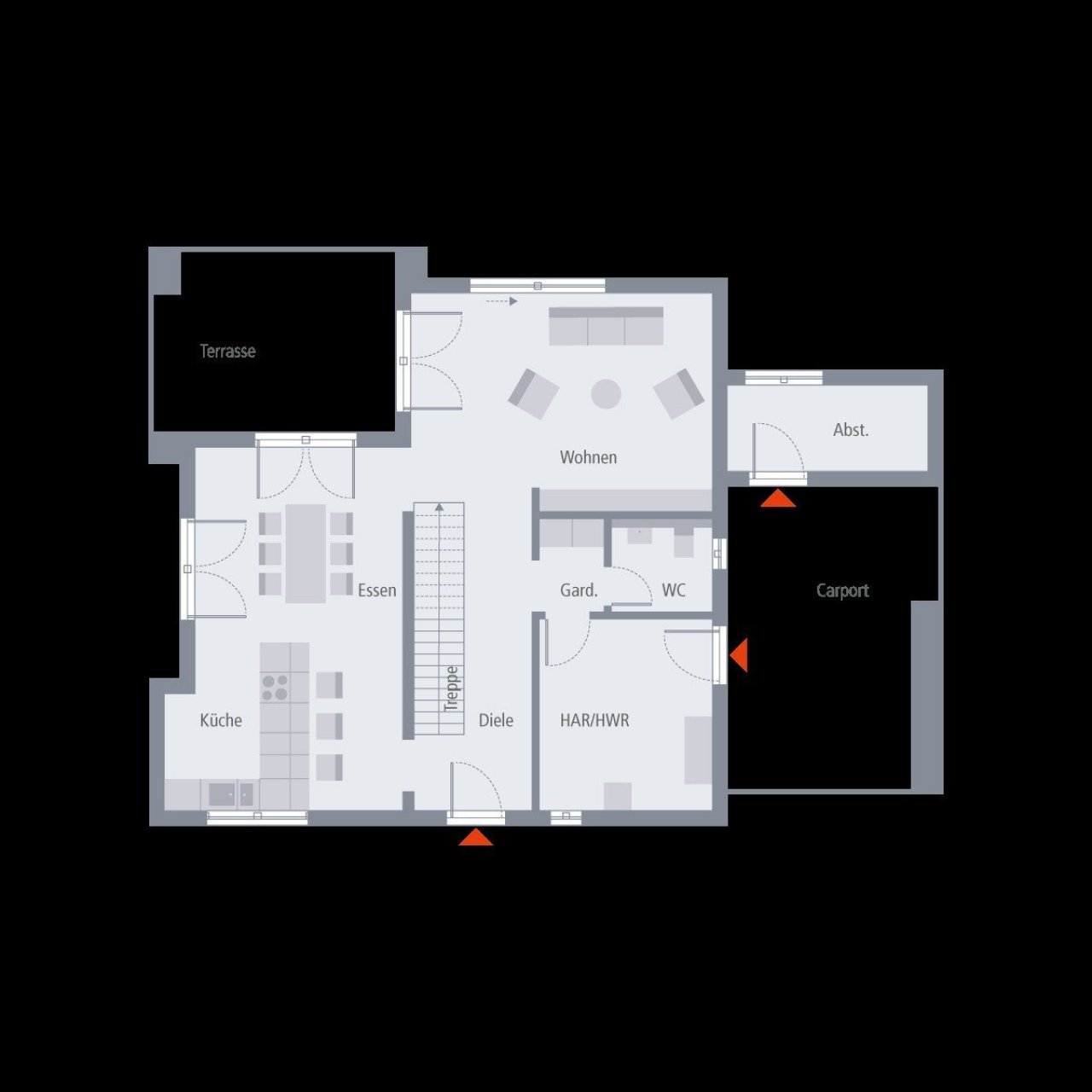 Grundriss Erdgeschoss