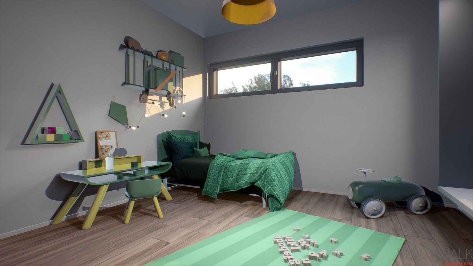 Ansicht Kinderzimmer Ansicht Kinderzimmer