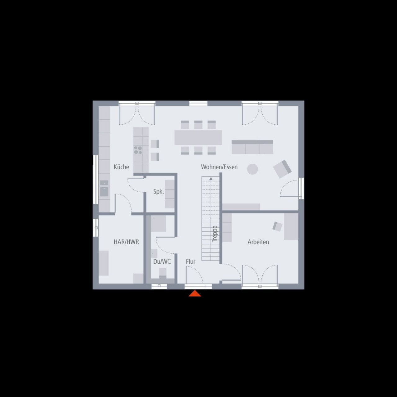 Grundriss Erdgeschoss