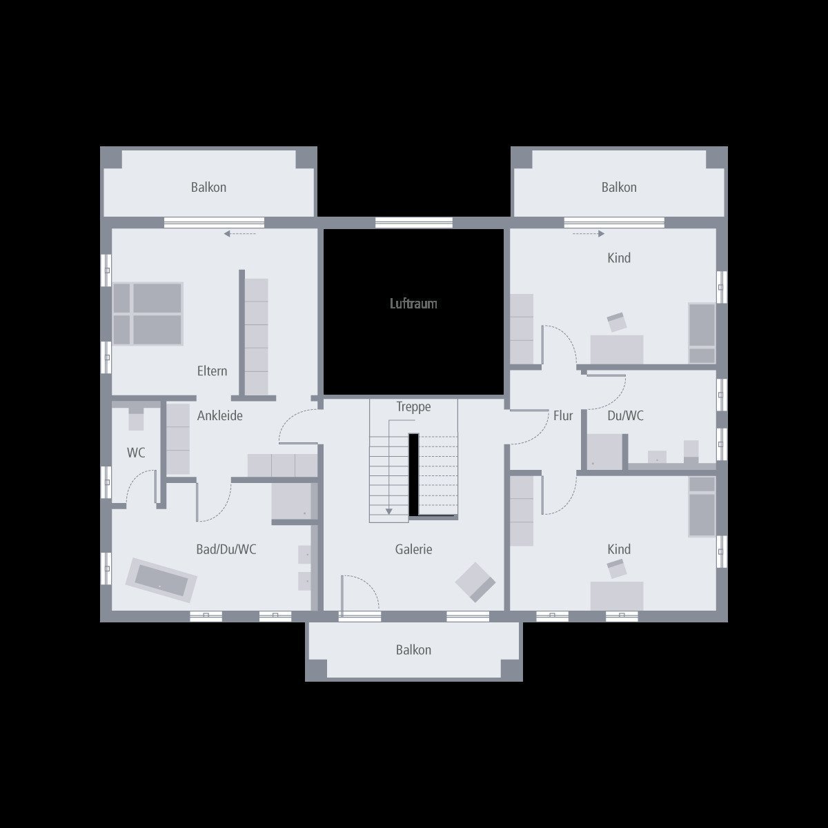 Grundriss Dachgeschoss