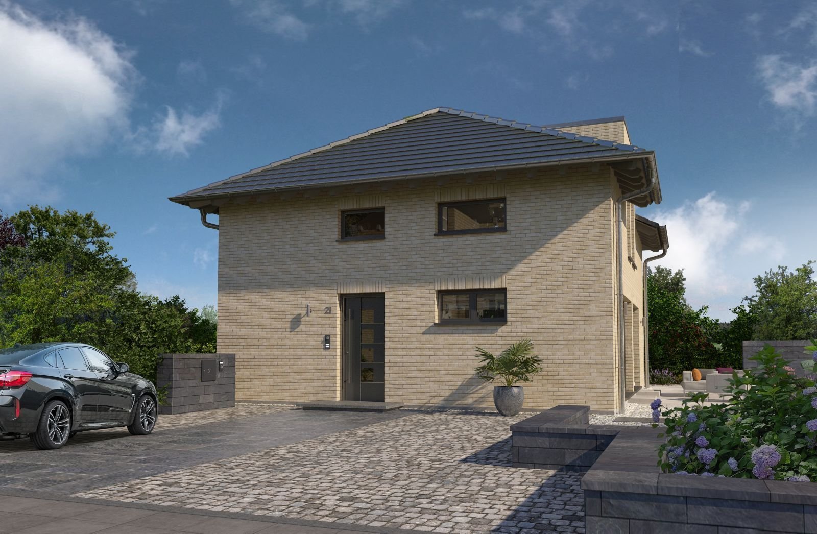 Ansicht Eingang Klinker Ansicht Eingang Klinker