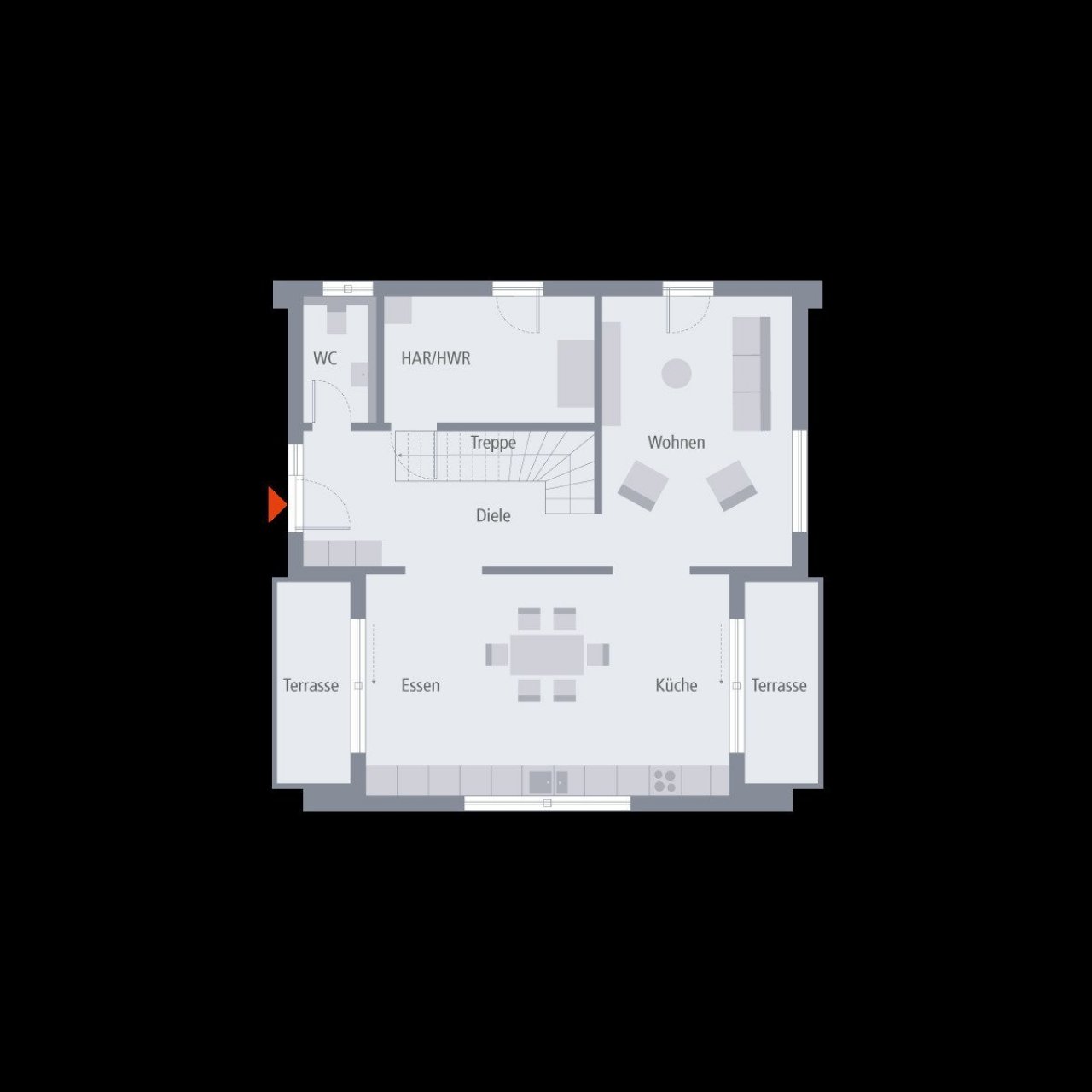 Grundriss Erdgeschoss Grundriss Erdgeschoss