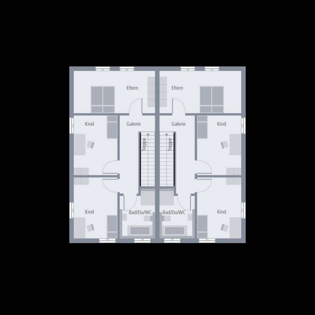 Grundriss Obergeschoss